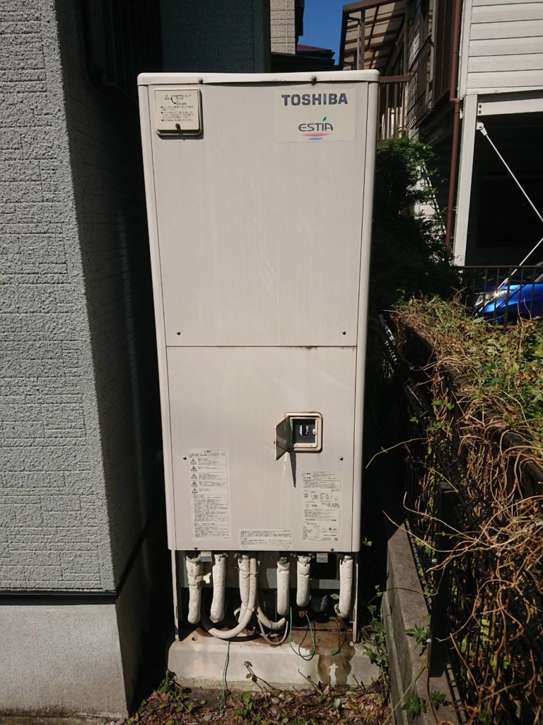 埼玉県 さいたま市 エコキュート 東芝製からコロナ製へ交換 エコキュートの故障 ガス給湯器の交換 修理 くまのポケット